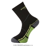TRAIL BAMBOO turistické ponožky (zelená)