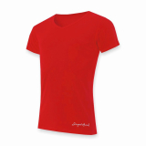 Bambusové pánské tričko do V (červená)