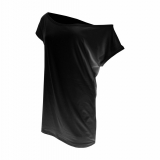 Bambusové tričko netopýr yoga (černá)