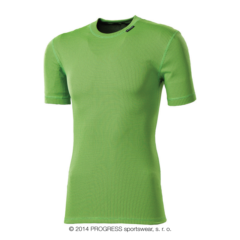 Pánské funkční tričko s krátkým rukávem (zelená)