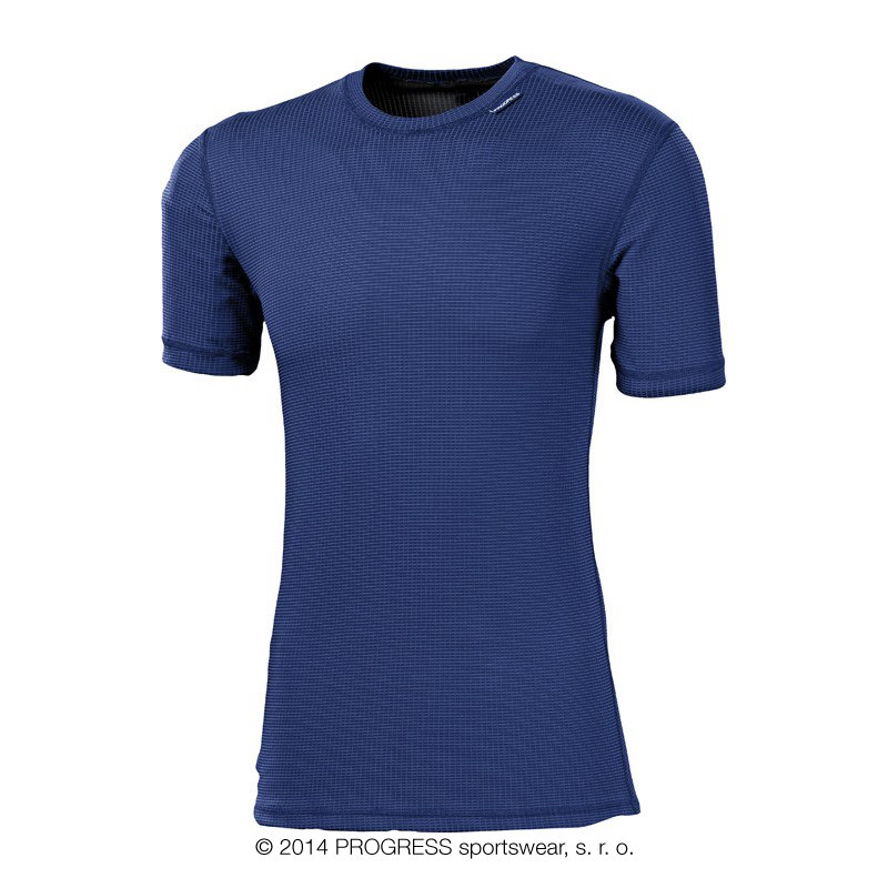 Pánské funkční tričko s krátkým rukávem (modrá)
