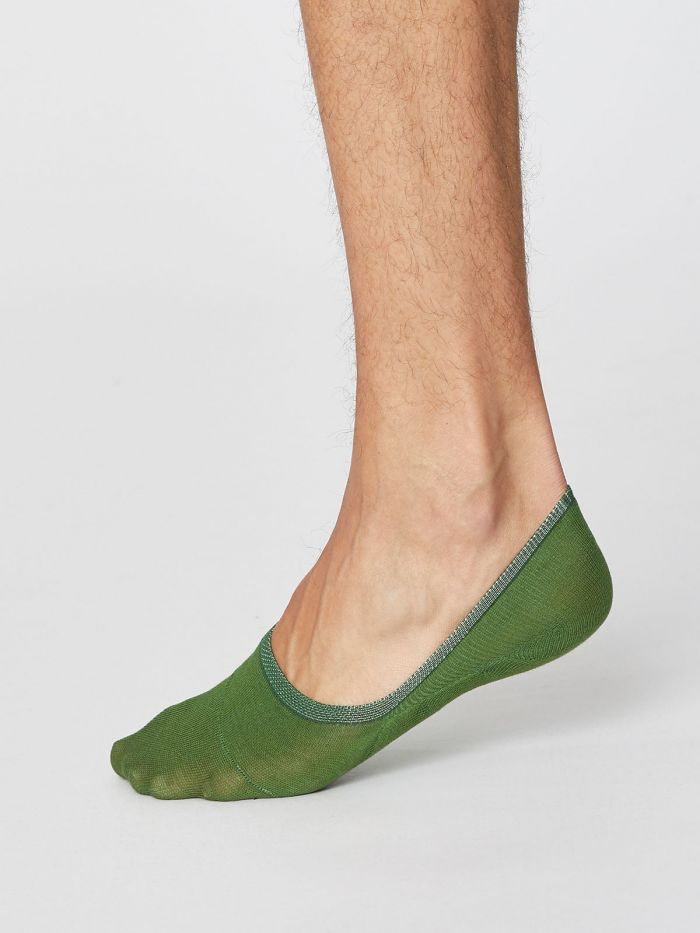 Neviditelné ponožky zelená
