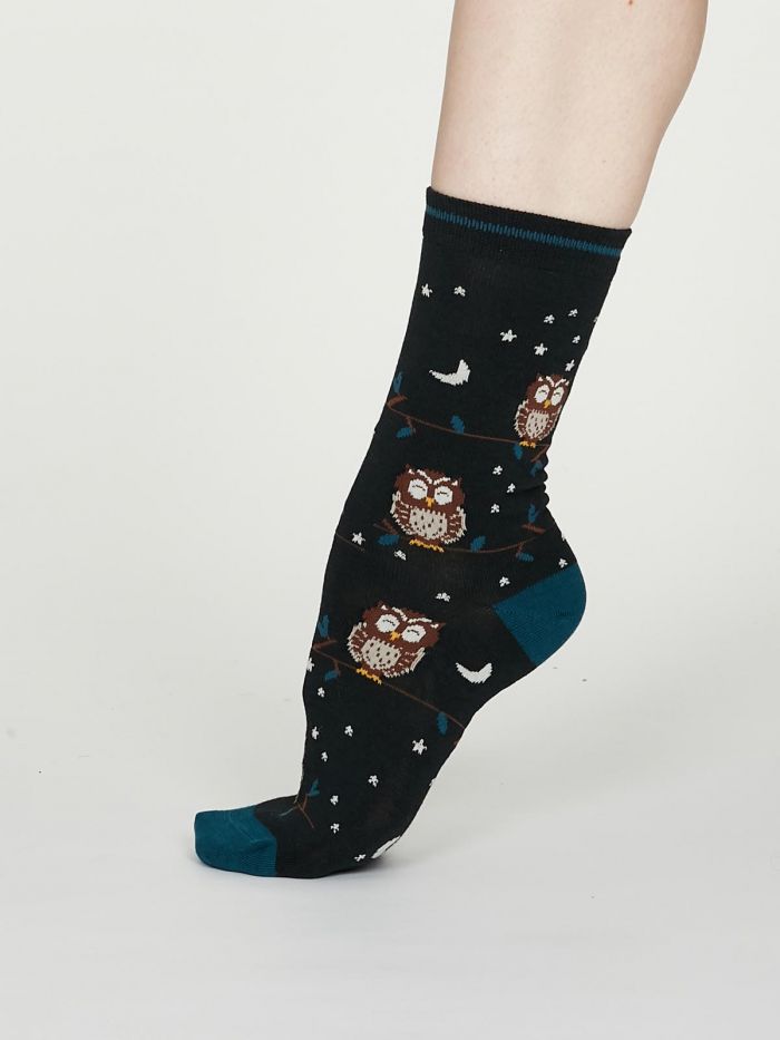 Night owl  bambusové ponožky