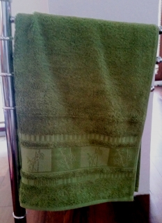 Bamboo ručník organic (zelená)