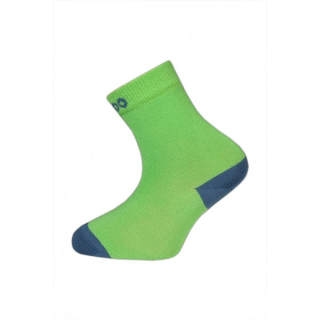 Dětské bambusové ponožky Hugo (zelená s modrou)