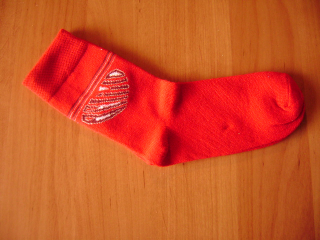 Dětské bambusové ponožky (červené)