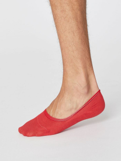 Neviditelné ponožky červená